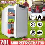 20L Dual Core Car Refrigerator Car Fridge Auto Fridge Freezer Heater 12V 220V For Van Vehicle Home Use Camping Portable Cooler - Image 5