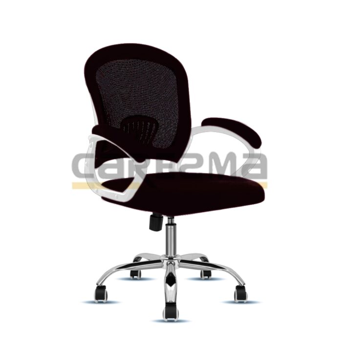 ASSISTANT WHITE 8505 CHAIR – BLACK - Image 1