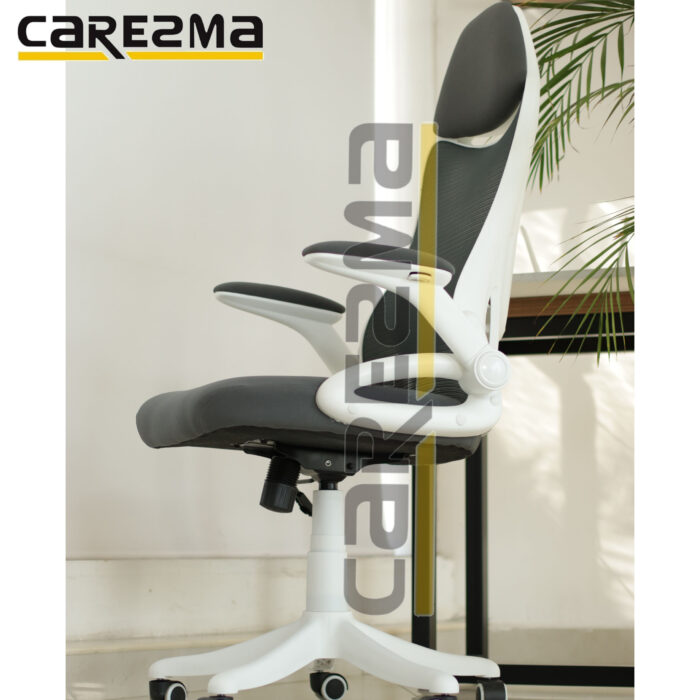 A TIGER 068 MANAGER CHAIR WHITE GRAY - Image 4