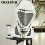 A TIGER 068 MANAGER CHAIR WHITE GRAY - Image 3
