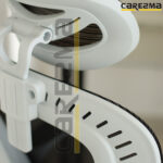 A D1 MANAGER WITH HEADREST AND LUMBAR CHAIR WHITE BLACK MMD2 - Image 4