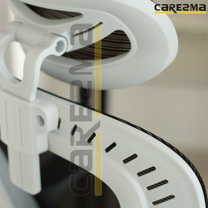A D1 MANAGER WITH HEADREST AND LUMBAR CHAIR WHITE BLACK MMD2 - Image 4