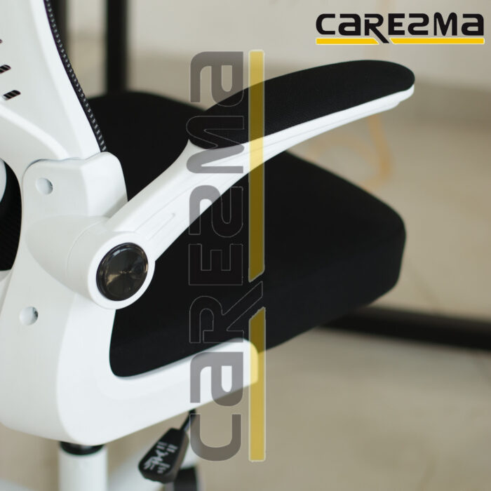 A D1 MANAGER WITH HEADREST AND LUMBAR CHAIR WHITE BLACK MMD2 - Image 2