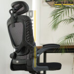 A D1 MANAGER WITH HEADREST AND LUMBAR CHAIR FULL BLACK MMD2 - Image 6