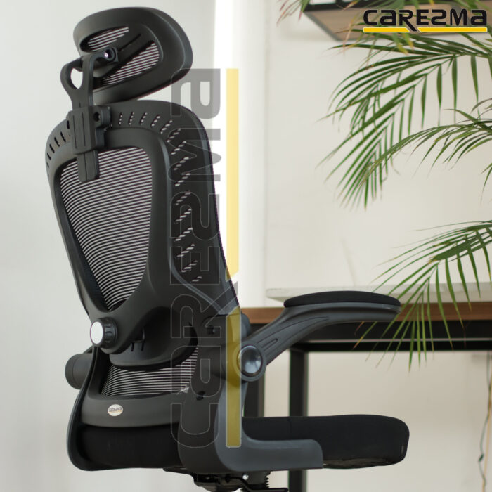 A D1 MANAGER WITH HEADREST AND LUMBAR CHAIR FULL BLACK MMD2 - Image 6