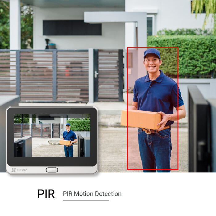 EZVIZ HP4 – Wire-Free 1080P Peephole Doorbell with 4.3″ Screen - Image 6