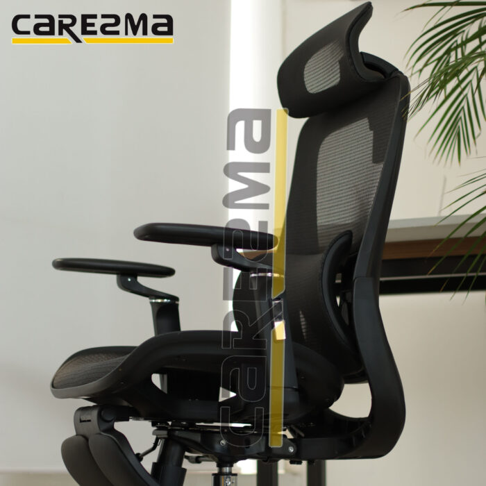 A K81-1 FULL BLACK MANAGER MESH WITH FOOT REST CHAIR MMD2 - Image 27