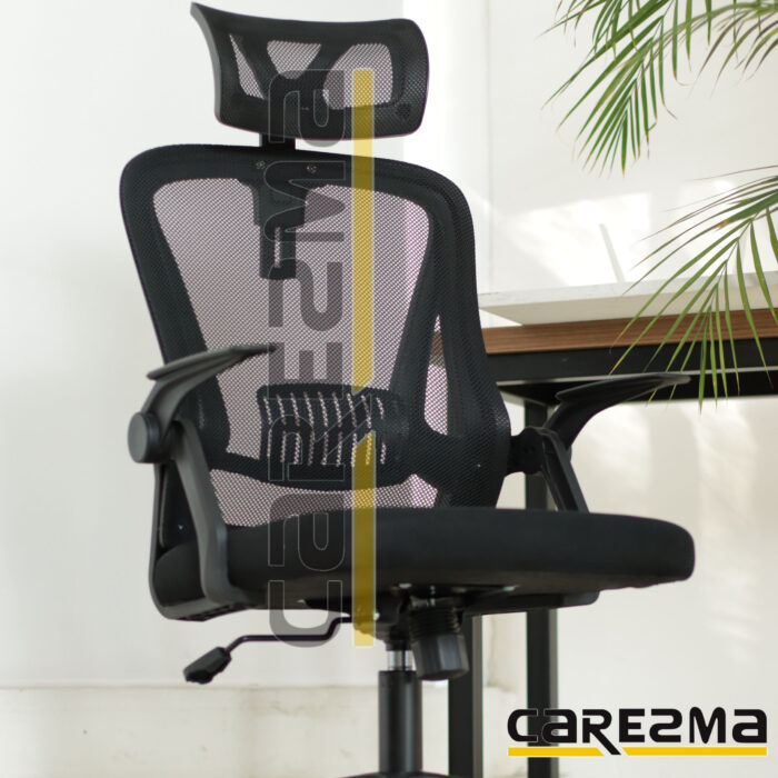 A MANAGER CHAIR YT-708 FULL BLACK MMD2 - Image 1