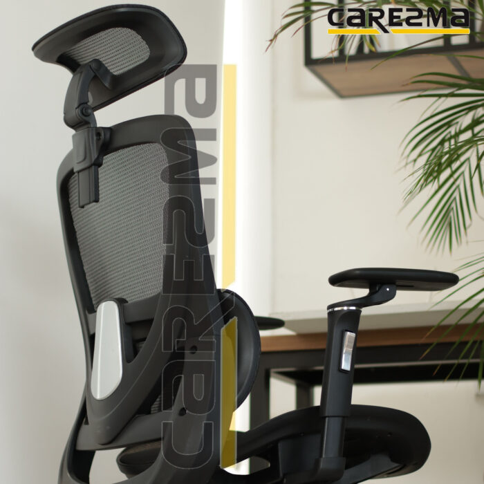 A K81-1 FULL BLACK MANAGER MESH WITH FOOT REST CHAIR MMD2 - Image 20