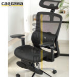 A K81-1 FULL BLACK MANAGER MESH WITH FOOT REST CHAIR MMD2