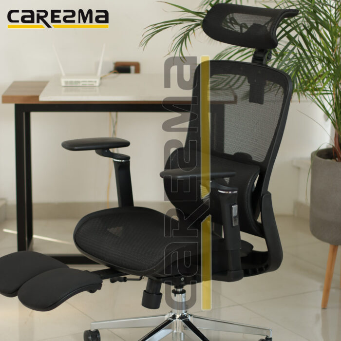 A K81-1 FULL BLACK MANAGER MESH WITH FOOT REST CHAIR MMD2 - Image 26