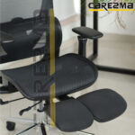 A K81-1 FULL BLACK MANAGER MESH WITH FOOT REST CHAIR MMD2 - Image 5
