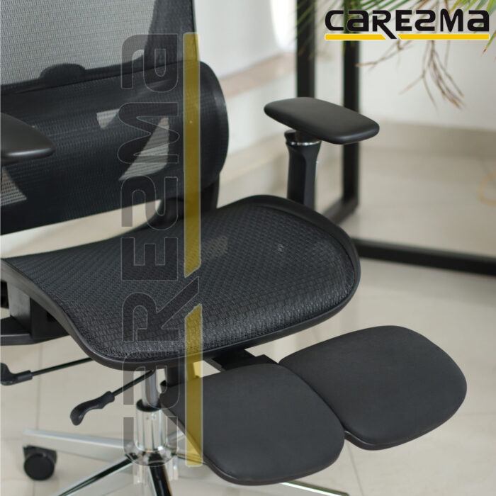 A K81-1 FULL BLACK MANAGER MESH WITH FOOT REST CHAIR MMD2 - Image 5