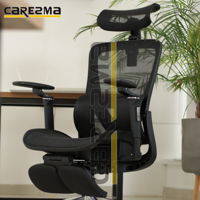 A K81-1 FULL BLACK MANAGER MESH WITH FOOT REST CHAIR MMD2 - Image 24
