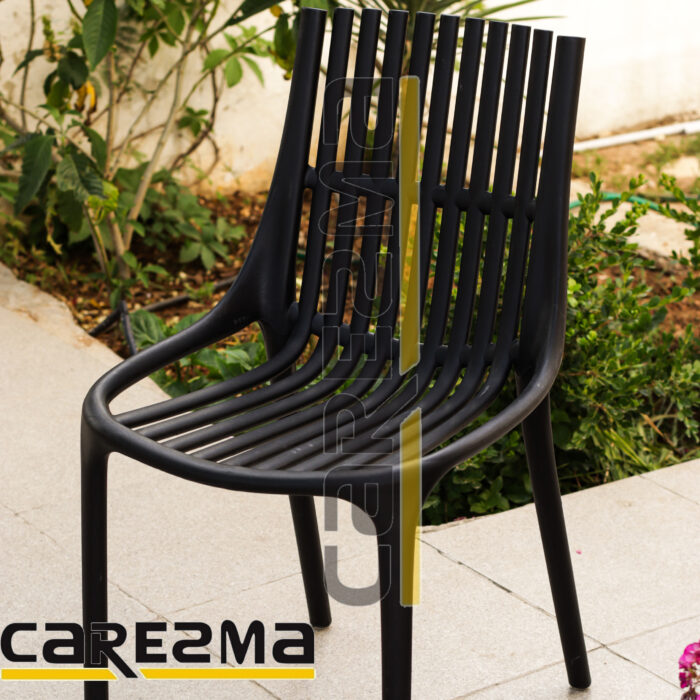 Polypropylene Black Chair A4 - Image 2