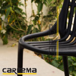 Polypropylene Black Chair A4 - Image 7