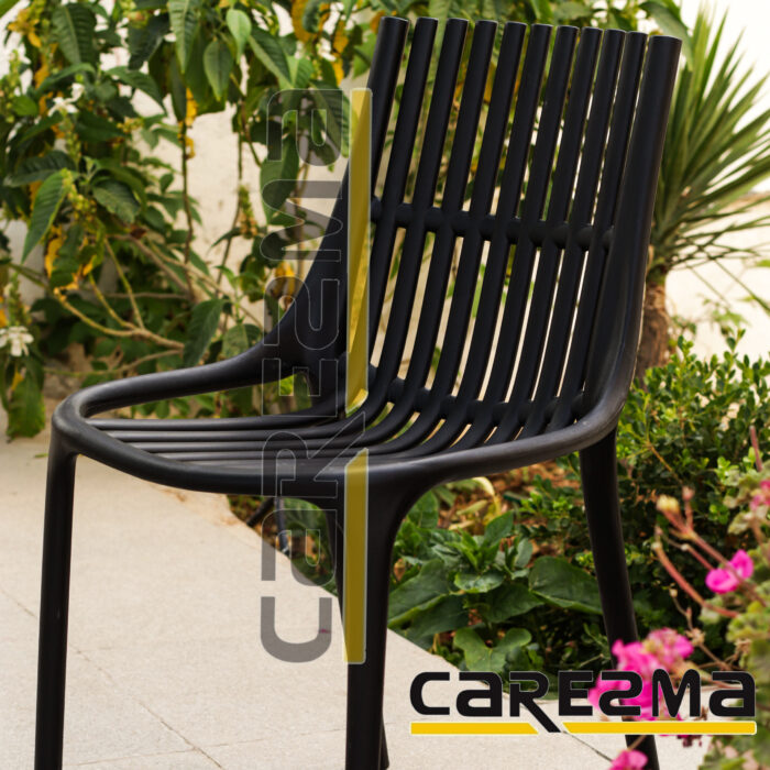 Polypropylene Black Chair A4 - Image 4