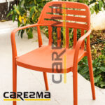 Polypropylene Orange Chair A1 - Image 2
