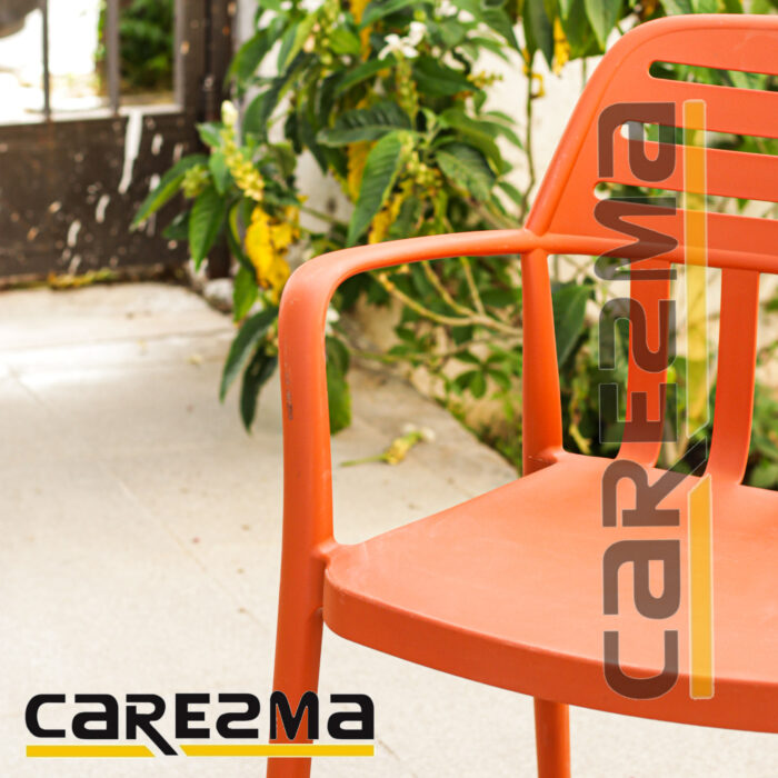 Polypropylene Orange Chair A1 - Image 3