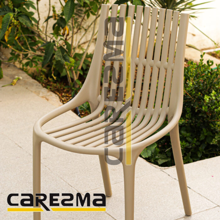 Polypropylene Beige Chair A4 - Image 4