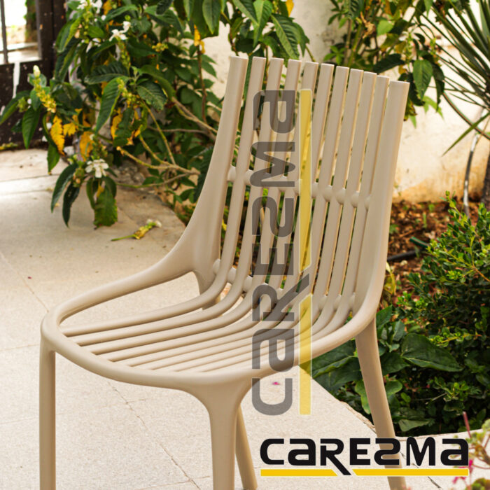 Polypropylene Beige Chair A4 - Image 2