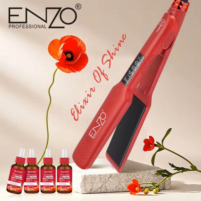 Enzo Tomato VC Hair Straightener - Image 3