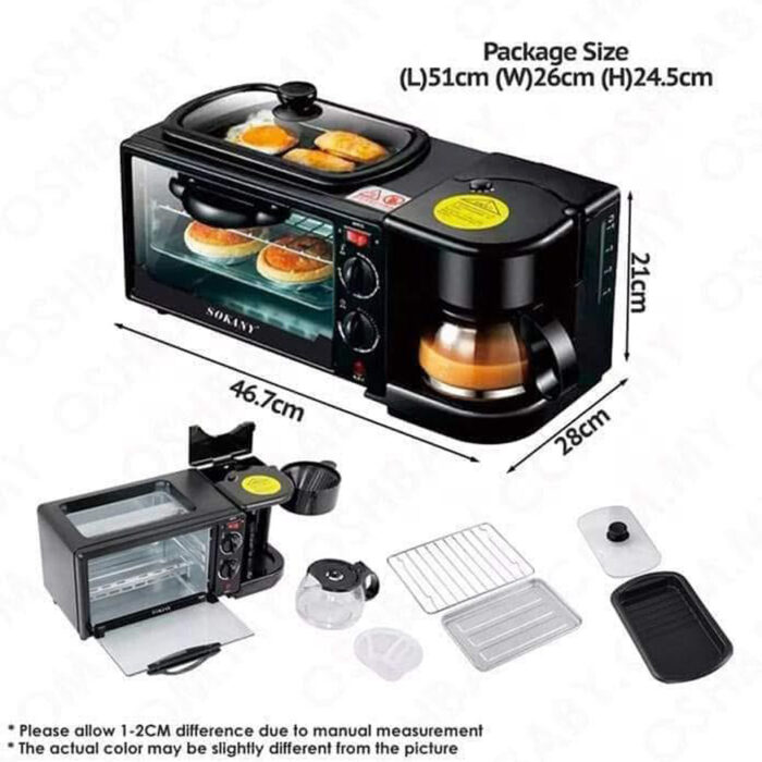 Sokany 3 in 1 Breakfast Maker - Image 2