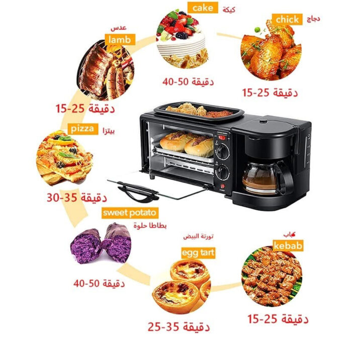 Sokany 3 in 1 Breakfast Maker - Image 8