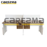 WORKSTATION 4 PCS OFFICE DESK A05 - Image 6