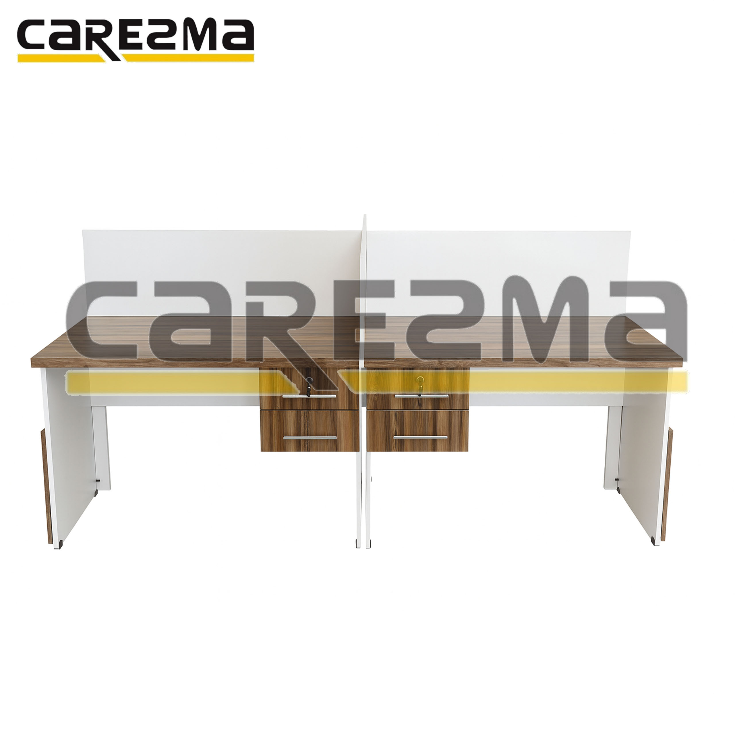 WORKSTATION 4 PCS OFFICE DESK A05 👇 WORKSTATION 4 PCS OFFICE DESK A05 - Image 6