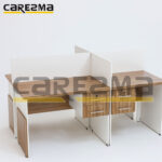 WORKSTATION 4 PCS OFFICE DESK A05 - Image 3