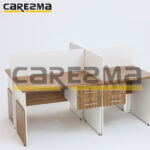 WORKSTATION 4 PCS OFFICE DESK A05 - Image 5