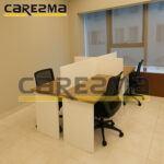 WORKSTATION 4 PCS OFFICE DESK A06 - Image 2