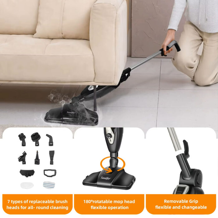 Sonifer 10-in-1 Multifunctional Steam Mop - Image 8